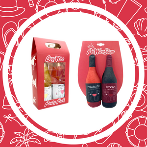 Pack Pawty de vin pour chien (ZinfanTail + CharDOGnay)