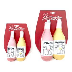 Chardognay + Zinfantail Anise Plush Series Dog Wine Chew Toy